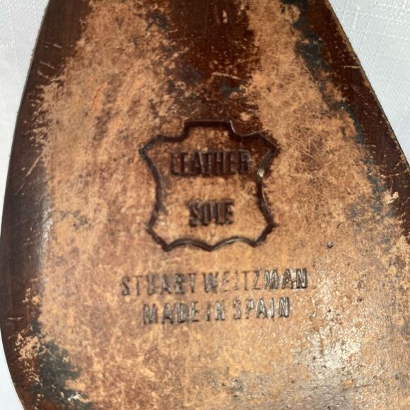 Elegant Black Stiletto Heels by Stuart Weitzman Size 8 EVC - Picture 8 of 8